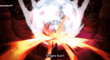 shigeo-kun is the name of the character in this anime scene