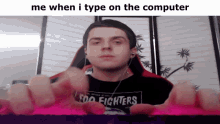me when i type on the computer racerize raceri1type when i type on the computer typing