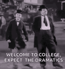 old school dance happy welcome to college