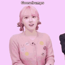 220103 kpop pink haired girl cute kep1er