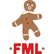 fml winter joy joypixels fuck my life gingerbread