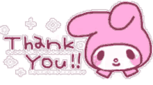 Onegai My Melody Thank You GIF - Onegai My Melody Thank You Sanrio GIFs