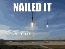 Spacex Nailed It GIF - Spacex Nailed It Rocket GIFs