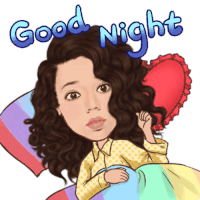 Mara Good Night Sticker - Mara Good Night Queen Mara Stickers