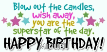 Happybirthday Blowoutthecandles GIF - Happybirthday Blowoutthecandles Superstaroftheday GIFs
