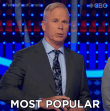 Most Popular Gerry Dee GIF - Most Popular Gerry Dee Family Feud Canada GIFs