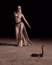 Running Away Snake GIF