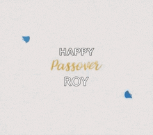 Roy Leops Happy Passover GIF