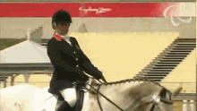 Riding A Horse Paralympic Games GIF - Riding A Horse Paralympic Games Horseback Riding GIFs