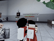 a screenshot of a video game that says omni man pls pound me lebron spawner telepason