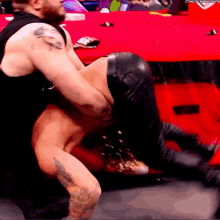 Kevin Owens Powerbomb GIF - Kevin Owens Powerbomb Chris Jericho GIFs
