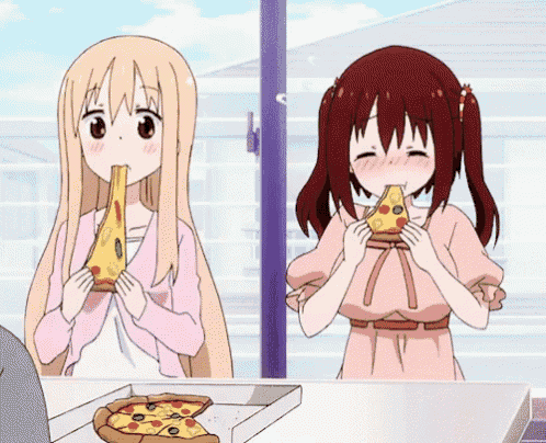 Pizza Anime GIF - Pizza Anime - Discover & Share GIFs