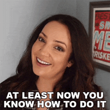 At Least Now You Know How To Do It Jess Pryles GIF - At Least Now You Know How To Do It Jess Pryles At Least Now You Know The Drill GIFs