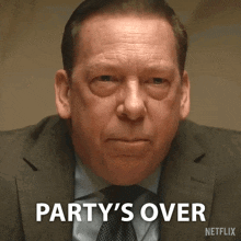 Party'S Over Harry Zale GIF - Party'S Over Harry Zale A Man In Full GIFs