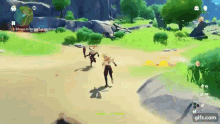 Traveler Male Aether GIF