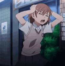 Anime Headache GIF - Anime Headache Stressed Out GIFs