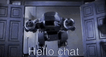 Hello Chat Ed-209 GIF - Hello Chat Ed-209 GIFs