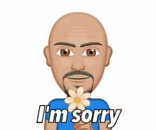 im sorry sniff smell flowers apology