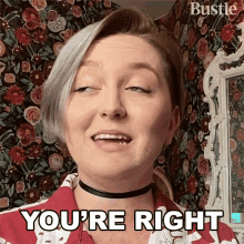 Youre Right Bustle GIF - Youre Right Bustle Agree GIFs