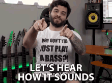 Lets Hear How It Sounds Andrew Baena GIF - Lets Hear How It Sounds Andrew Baena Lets Hear It GIFs