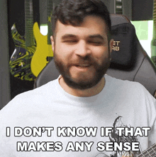I Don'T Know If That Makes Any Sense Andrew Baena GIF - I Don'T Know If That Makes Any Sense Andrew Baena I'Ve No Clue If That Makes Any Sense GIFs