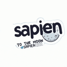 a sticker with the word sapien on it
