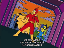 Simpsons Scout GIF - Simpsons Scout Master GIFs