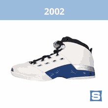 2002: Air Jordan 17 "College Blue" GIF - Sole Collector Sole Collector Gifs Shoes GIFs