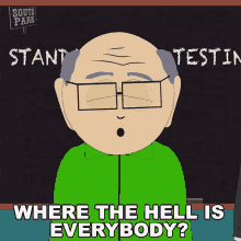 Where The Hell Is Everybody Herbert Garrison GIF - Where The Hell Is Everybody Herbert Garrison South Park GIFs