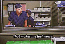 Greys Anatomy Jackson Avery GIF - Greys Anatomy Jackson Avery That Makes Me Feel Worse GIFs