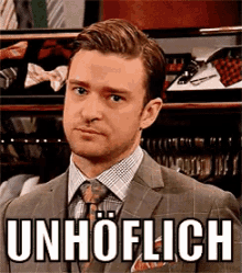 Justin Timberlake Findet Das Nicht Unhöflich GIF - Nicht Okay Justin Timberlake Deutsch GIFs