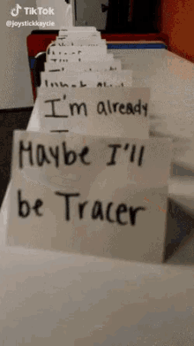 Maybe Ill Be Tracer Im Already Tracer GIF - Maybe Ill Be Tracer Im Already Tracer Meme GIFs