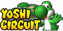 gcn yoshi circuit logo mario kart mario kart double dash