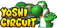 Gcn Yoshi Circuit Logo Sticker - Gcn Yoshi Circuit Logo Mario Kart Stickers