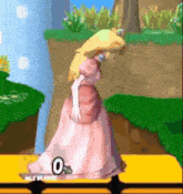 Princess Peach Seeing Stars And Shaking Her Head Princess Peach GIF - Princess Peach Seeing Stars And Shaking Her Head Princess Peach Peach GIFs