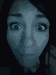scary faces pop up gif