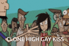 Clone High Gay Kiss Abe Gandhi Kiss GIF - Clone High Gay Kiss Clone High Gay Kiss GIFs
