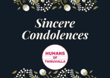 Sincere Condolences Thiruvalla GIF - Sincere Condolences Thiruvalla Humans Of Thiruvalla GIFs