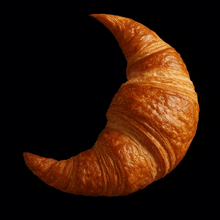 a croissant that looks like a crescent moon