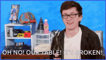 Oh No Our Table GIF