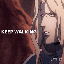 Keep Walking Alucard GIF - Keep Walking Alucard Castlevania GIFs