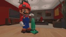 Smg4 Mario GIF - Smg4 Mario Vacuum GIFs