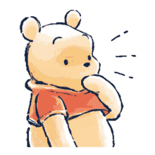 winnie the pooh bear shocked