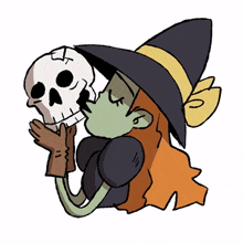 witch halloween woman chu happy