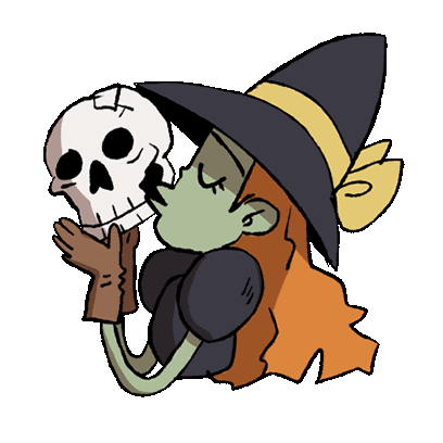 Witch Halloween Sticker