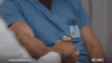 Holding Hands New Amsterdam GIF - Holding Hands New Amsterdam Caress Hands GIFs