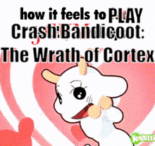 how it feels to play crash bandicoot : the wrath of cortex poster
