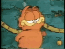 Garfield Happy GIF - Garfield Happy Shrug GIFs