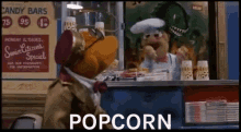 popcorn swedish chef scooter muppets the muppets