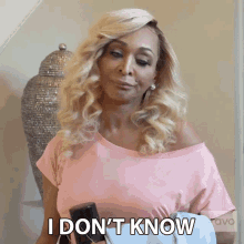 I Dont Know Real Housewives Of Potomac GIF - I Dont Know Real Housewives Of Potomac Idk GIFs